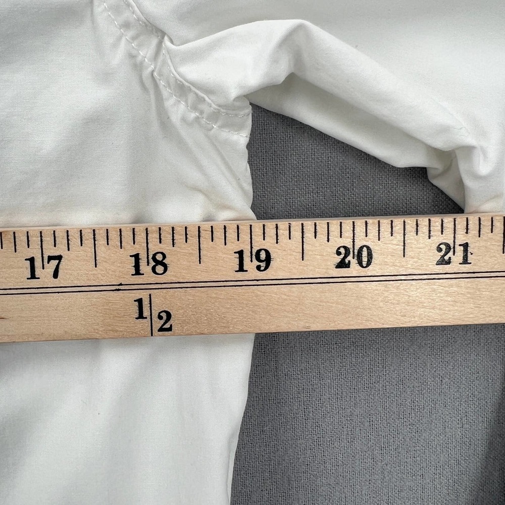 CURRENT/ELLIOTT Shirt Womens Small 1 White Long Sleeve Button Up Convertible - Picture 11 of 16